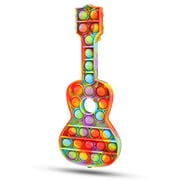 Pop to It Fidget Toy - Push It Pop Bubble Fidget Sensory Toy (Guitar)