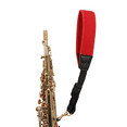 thumbnail image 4 of Saxophone Strap Adjustable Single Shoulder Neck Strap Playing Labor-Saving Shoulder Strap,Red, 4 of 7