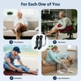 thumbnail image 3 of CINCOM Leg Massager with Compression, 3 in 1 Foot Calf & Thigh Massager for Circulation and Pain Relief, 3 of 5