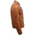 thumbnail image 5 of Mens Leather Jeans Style Shirt Jacket-Dawley in Tan, 5 of 6