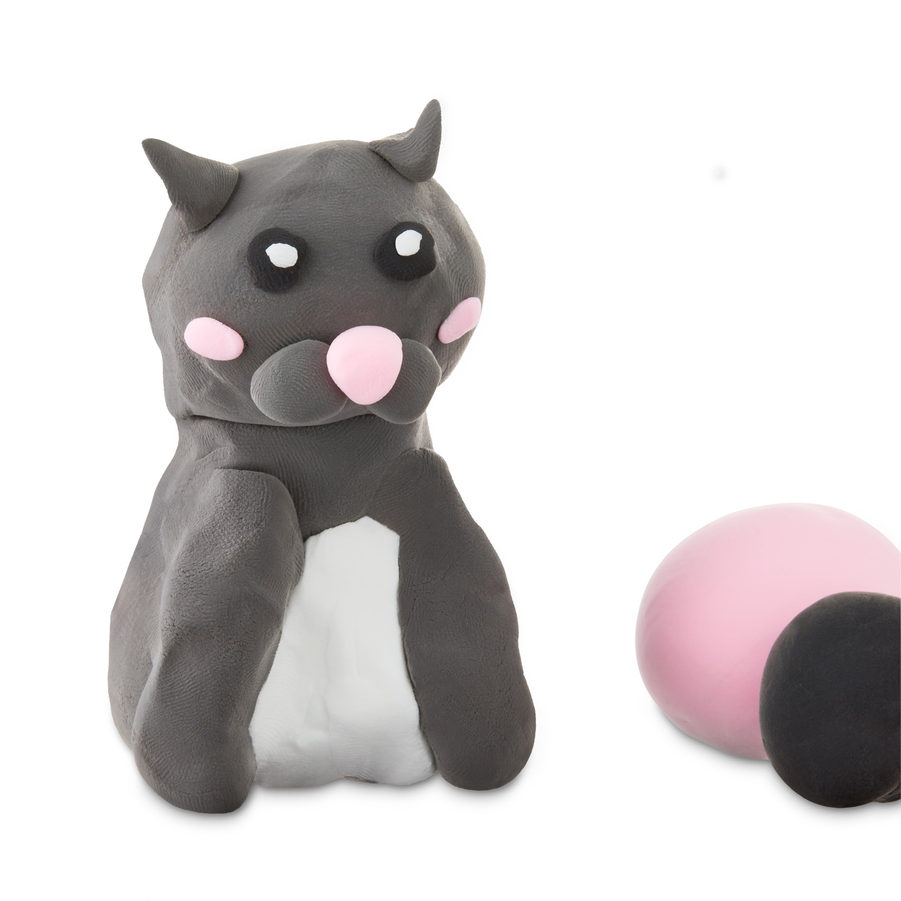 Pen+Gear Air Dry Clay Sculpting Kit, Gray Cat, 8 oz