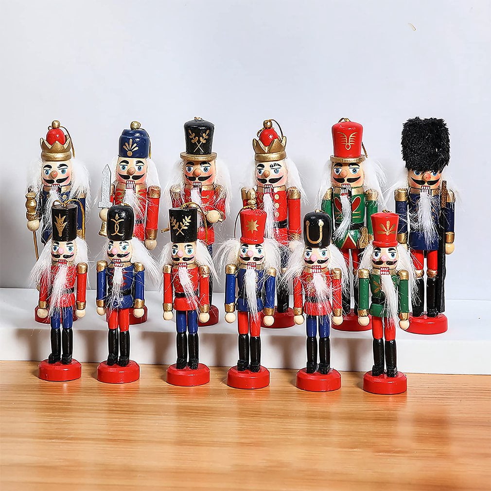 OUTAD Puppets For Nutcracker Guard Of Honor Soldiers Crafts Decorations ...