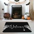 thumbnail image 7 of XEOVHV Halloween Welcome Door Mat, 24 X 16 Inch Halloween Skull Doormat Indoor Outdoor Entrance Floor Mat Non Slip Halloween Decor Rubber Welcome Mats, 7 of 7