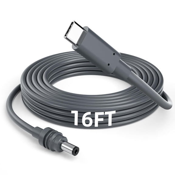Starlink Mini Cable, 5M/16.5FT Starlink Mini USB C to DC Power Cable 100W USB Type C to DC Satellite Charging Cable Work for 65W  PD Source Waterproof USB C Male to DC Replacement Starlink Mini Cable