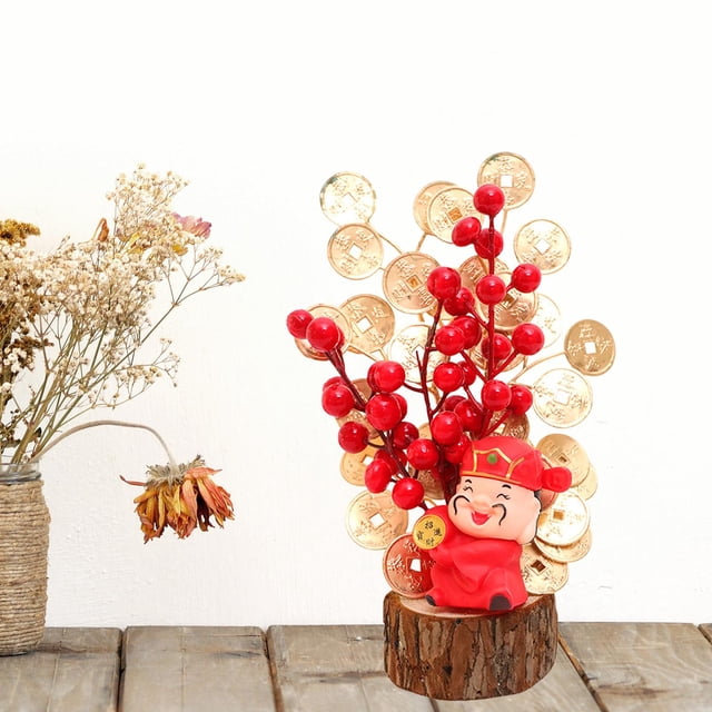 Flor artificial de bayas Adorno Accesorios para fotos Centro de mesa Caída decorativa para sala de estar Festival de Halloween Decoración Dios 13cmx28cm Fernando Baya Roja