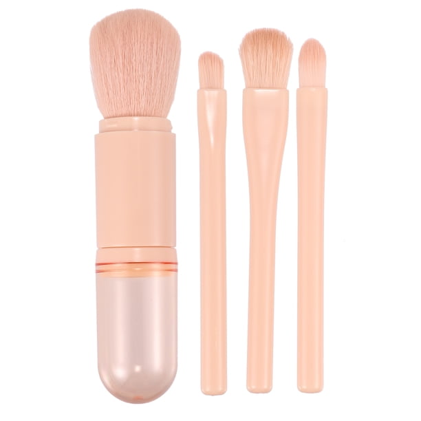Juego de brochas de maquillaje Unique Bargains 1 juego brocha para colorete corrector de contorno base mezcla 13,5x2,7 cm color beige