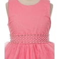 thumbnail image 2 of Big Girls' Shiny Glitter Sparkle Waist Belt Flowers Girls Dresses Lilac Size 10, 2 of 5