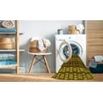 thumbnail image 2 of Ahgly Company Machine Washable Indoor Square Transitional Orange Gold Area Rugs, 4' Square, 2 of 7