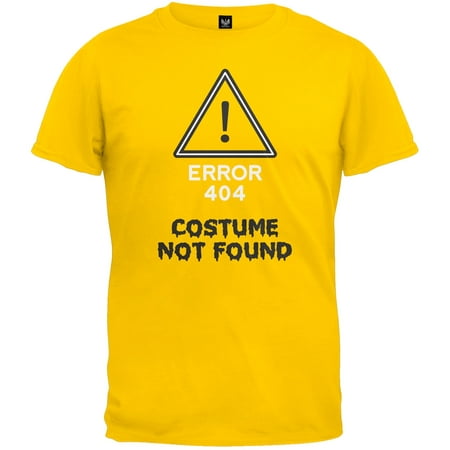 Halloween Error Costume Not Found Youth T-Shirt - Youth Large