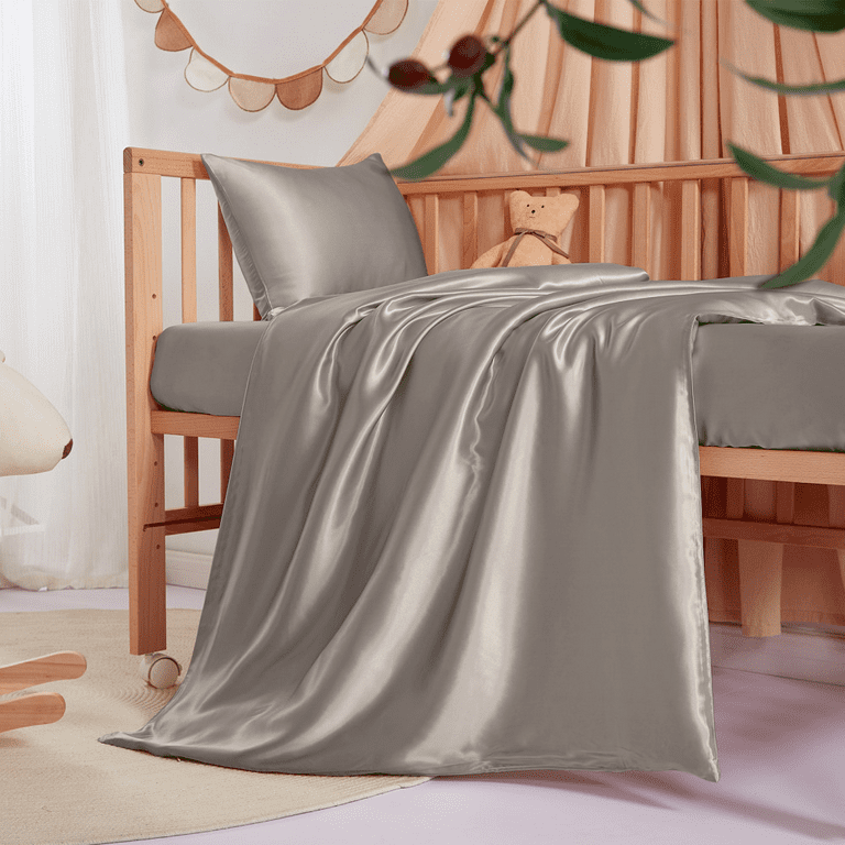 THXSILK 19 Momme Toddler Silk Duvet Cover For Baby Organic Crib Bedding Ultra Soft Smooth 100 Top Grade Mulberry Silk 35 x44 Walmart