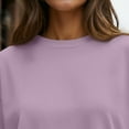 thumbnail image 6 of SUNBS T Shirts for Women Oversized Long Sleeve Basic Crewneck Tee Fall Winter Casual Blouses, Sizes S-3XL, 6 of 9