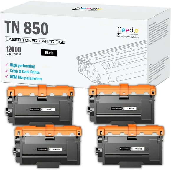 UTAH-(4 Pack) TN850 TN820/ TN 850 TN 820 Toner Cartridge Compatible with Brother HL-L6200DW MFC-L5700DW MFC-L5850DW HL-L5200DW MFC-L5900DW MFC-L6800DWprinters