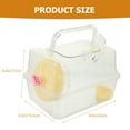 thumbnail image 3 of GOOHOCHY Hámster jaula transparente portátil Matio de ratón Hamster Nursery Container, 3 of 7