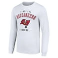 thumbnail image 2 of Men's Starter White Tampa Bay Buccaneers Long Sleeve T-Shirt, 2 of 3
