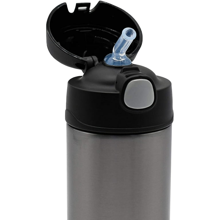 Thermos Funtainer 12 Ounce Bottle, Charcoal