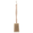 thumbnail image 2 of Long Handled Wooden Bath Brush Double Sided Natural Bristles Exfoliating Massaging Scrubber for Shower Bath Daily Use Easy to Clean, 2 of 2