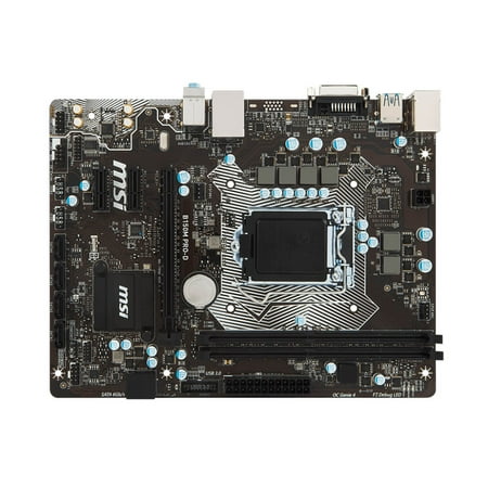 - Refurbished MSI B150M PRO-D Intel B150 Socket 1151 mATX Motherboard w/DVI, Audio & GbLAN