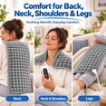 thumbnail image 4 of Heating Pad for Back Pain Relief, 12 x 24 in Electric Heating Pad with 3 Heat Settings, 2-Hour Auto Shut Off, Machine Washable, Ultra Soft Polyester, 4 of 8