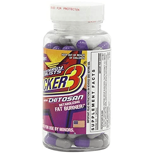 Stacker 3 Weight Loss Pills 100 Ct with Chitosan Appetite