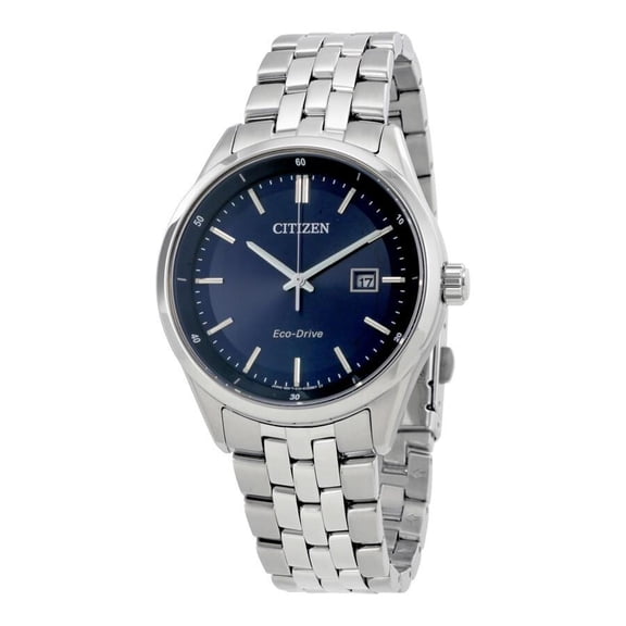 Citizen Men's Bracelet Blue Dial EcoDrive Watch BM725153L