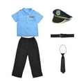 thumbnail image 3 of WEAIXIMIUNG Ensemble Tenue 4t Robe Costume pour Garçons et Filles Comprend Ceinture et Chapeau TG, 3 of 5