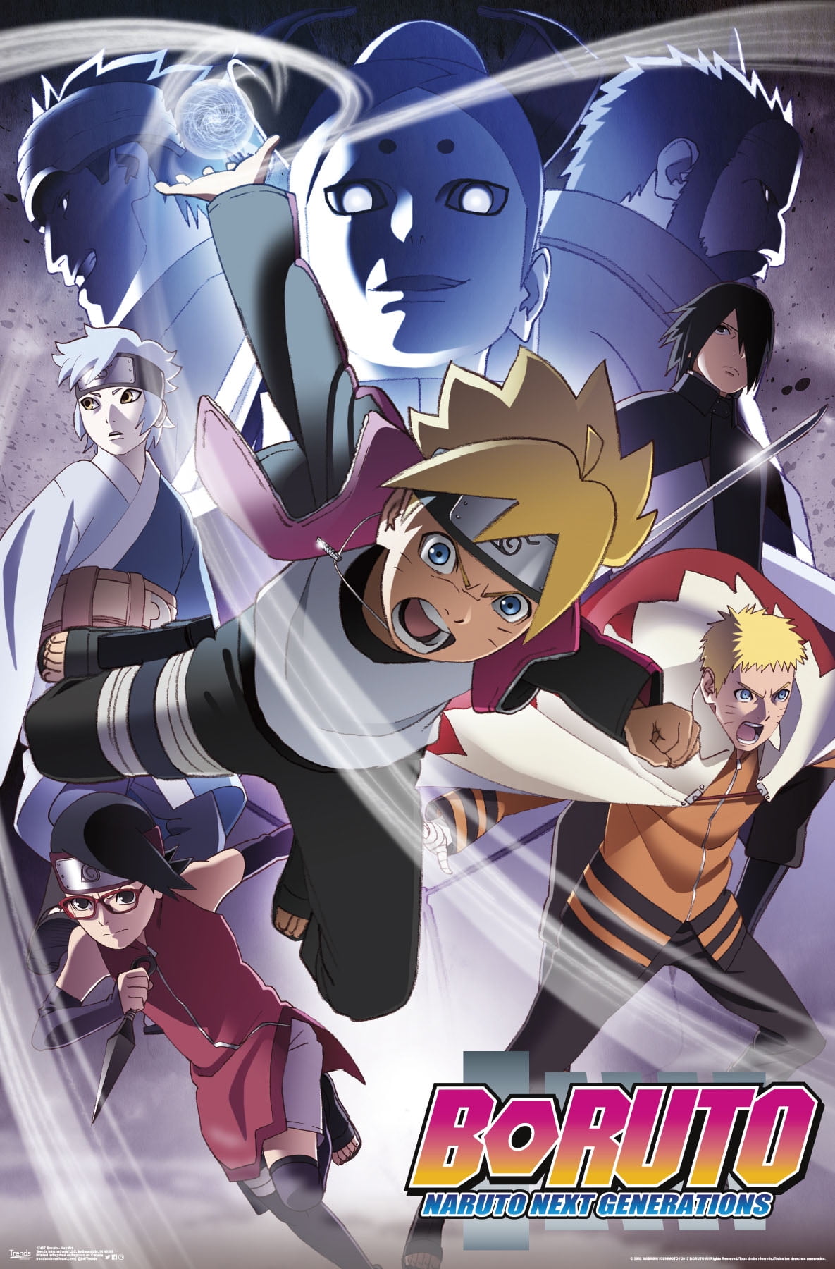 Naruto Shippuden - Jump Wall Poster, 22.375