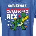 thumbnail image 3 of Toy Story - Christmas Saurus Rex - Women's Short Sleeve Graphic T-Shirt, 3 of 5
