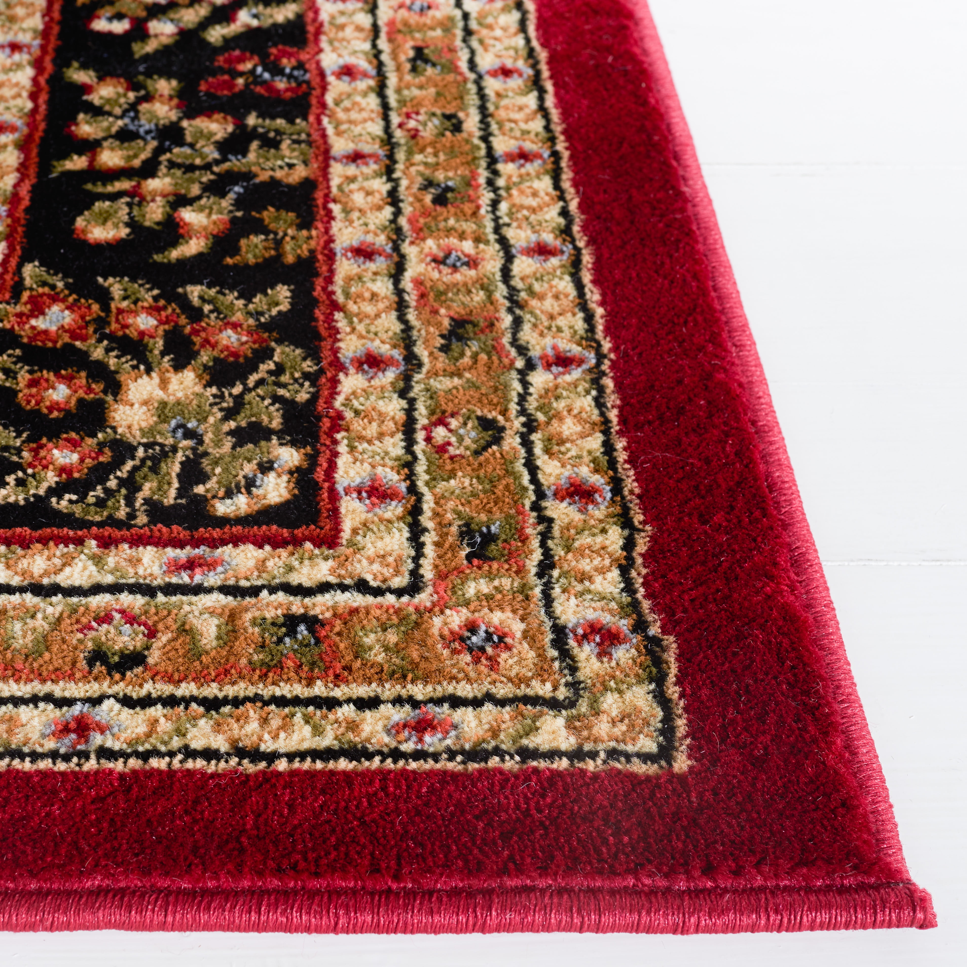 Safavieh Lyndhurst Isadora Floral Area Rug, Red/Black, 6' x 8'