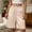 Khaki#2, variant on Drovellove Women's Satin Wide Leg Pants with Pockets - High Waisted Drawstring Flowy Silk Trousers for Office, Date Night, or Vacation