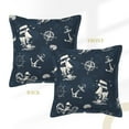 thumbnail image 3 of Bingfone Decorative Pillow Covers 20"X20" Vintage Marine Couch Pillow Cases Modern Farmhouse Covers For Couch Sofa Bed, 3 of 9