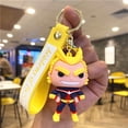 thumbnail image 1 of Anime My Hero Llavero De Dibujos Animados Midoriya Izuku All Might Colgante De Silicona Mochila Coche Soporte De Llaves Accesorios, 1 of 4