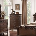 thumbnail image 3 of JERFIT Antique Walnut Chest of Drawers, Traditional 5-Drawer Dresser with Metal Hardware for Bedroom Storage Furniture, 3 of 10