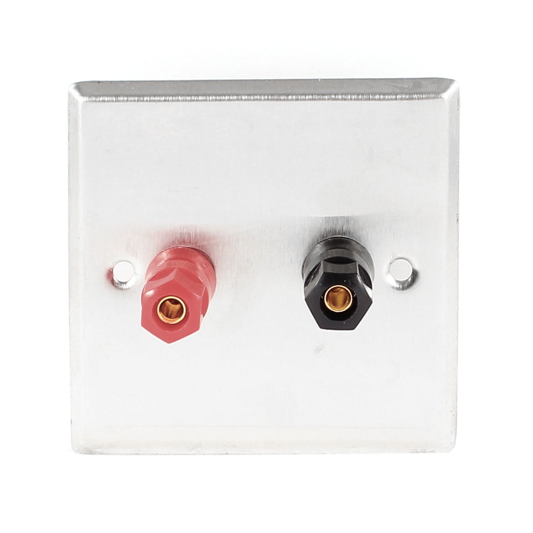 Steel Wall plate panel 2 XLR 2 1//4/" 6.35MM Female Socket Jack Adapter Converter