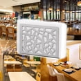 thumbnail image 2 of Stainless steel napkin holder, napkin box, cutlery holder, hollow design, 2 of 5