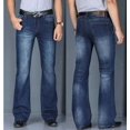 thumbnail image 3 of Men‘s Flared Pants  Classic Flared  Jeans   Loose Leg Jeans  Boot Cut Trouser  tzw, 3 of 6