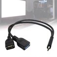 thumbnail image 2 of USB 3.0 Type C OTG Extension Cord 30CM Fast Speed Transmission Converters Cable Perfect for External Storage Devices, 2 of 4