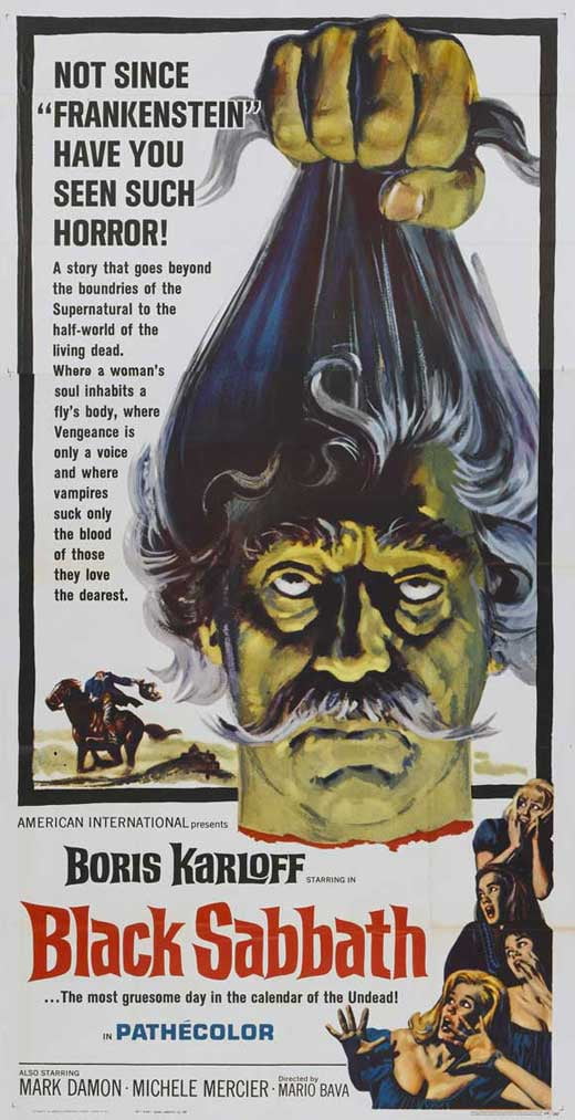 Black Sabbath - movie POSTER (Style A) (20" x 40") (1964 ...