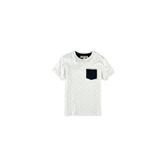 Camiseta Gráfica Chor Clothing Company con Estampado de Ancla Blanco Mediano