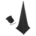 thumbnail image 3 of Speaker Stand Cover, DJ Speaker Stand Tripod Scrim Skirt with Carry Bag, 360 Degree Black Cover for Wedding, Stage Gig, 3 of 5