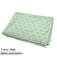 thumbnail image 5 of Mint Floor Pillow Lounger Cover, Big and Little Circles in Symmetrical Composition with Vintage Pastel Colors, Nap Mat Printed Fabric Case for 5 Pillows, 88" x 27", Mint and Pale Green, by Ambesonne, 5 of 5