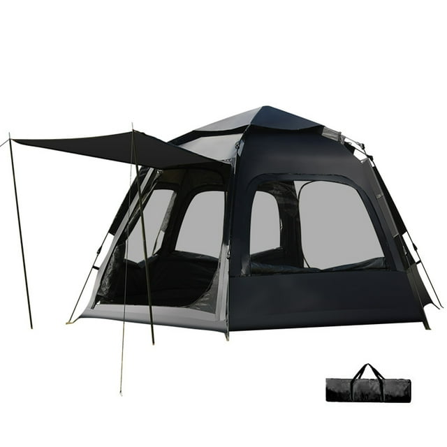 Tent,Picnic Rainproof Sun Outdoors Quick Open Tent Portable Tent - 2/3/4 Hiker Easy Quick Setup Quick Setup Family Waterproof Instant Tent Setup Family Tent Person Easy Quick - 2/3/4 Person Owsoo