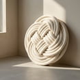 thumbnail image 5 of SLYNSHome Cotton Linen Insulation Mat, Woven Braided Heat Pad for Kitchen Countertop and Dining Table, Decorative Non-Slip Coaster for Hot Cups Pots and Cookware,16cm, 5 of 5