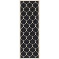 thumbnail image 1 of Safavieh Courtyard Black Indoor Outdoor Rug - Runner 2'3" x 6'7", 1 of 1