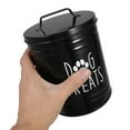 thumbnail image 6 of Airtight Dog Treat Container Airtight with Lid, Cute Rustic Ceramic Dog Treat Storage Jar for Kitchen Counter (Black), 6 of 6