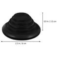 thumbnail image 2 of NUOLUX 10Set Wall Grommet for Cables Shaped Rubber Black Dust-proof Applications, 2 of 7
