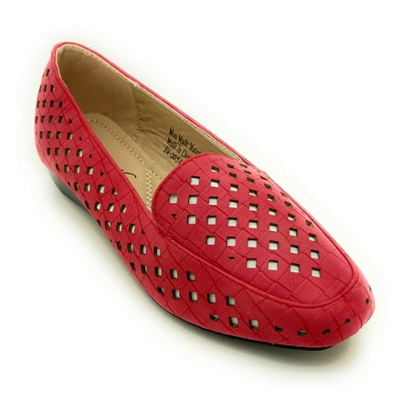 

Two Tone Lazer Cut Wedge Flat