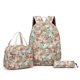 thumbnail image 1 of Likrtyny Juego Mochila Floral 3 Piezas Con Almuerzo Y Estuche para Bolígrafo Mochila (flor Verde), 1 of 9