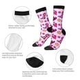 thumbnail image 3 of Yiaed Retro Cowgirl Print Great elasticity Crew Socks Sports socks for Men and Women, 3 of 5
