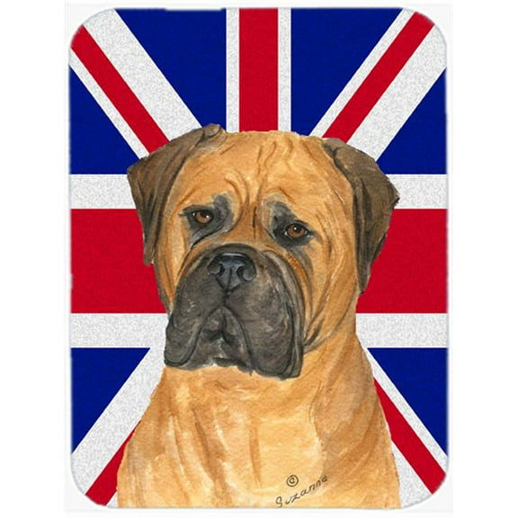 Carolines Treasures  Bullmastiff With English Union Jack British Flag Mouse Pad