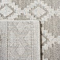 thumbnail image 6 of SAFAVIEH Global Paylynn Diamond Indoor/Outdoor Area Rug, Grey/Ivory, 9' x 12', 6 of 6